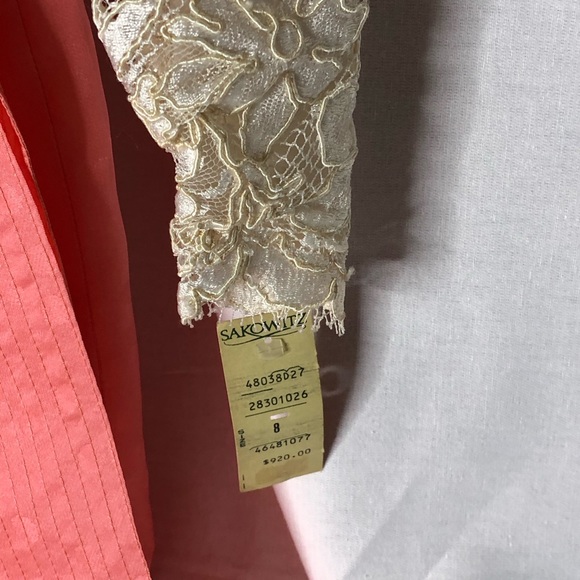 Sakowitz vintage dress NWT ❤️ size 8 - Picture 3 of 6